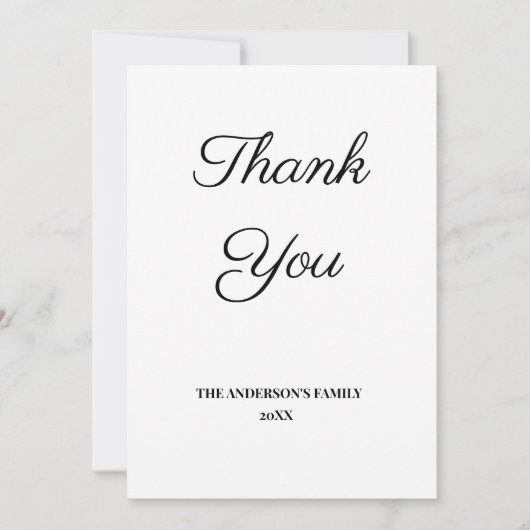 eenvoudig minimaal jouw tekst toevoegen - dank je (Voorkant)