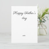 eenvoudig minimaal jouw tekst vaderdag toevoegen (Staand voorkant)