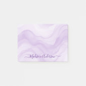Eenvoudig Minimaal Lavendel Aquarel Gepersonalisee Post-it® Notes (Voorkant)