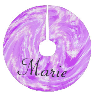 eenvoudig minimaal licht pastel roze voeg je naam kerstboom rok