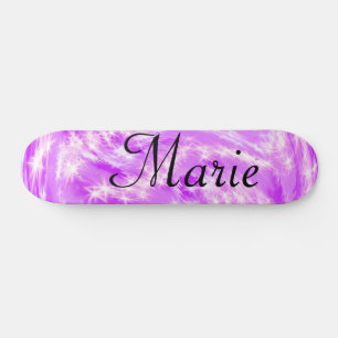 eenvoudig minimaal licht pastel roze voeg je naam  persoonlijk skateboard