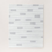 Eenvoudig, minimaal, modern grafisch lijnpatroon legpuzzel (Verticaal)