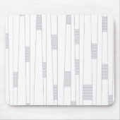 Eenvoudig, minimaal, modern grafisch lijnpatroon muismat (Voorkant)