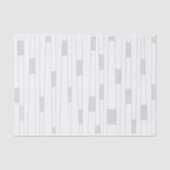 Eenvoudig, minimaal, modern grafisch lijnpatroon tissuepapier (Voorkant)