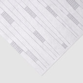 Eenvoudig, minimaal, modern grafisch lijnpatroon tissuepapier (Detail)