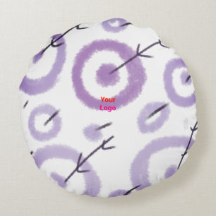 EENVOUDIG MINIMAAL MODERN MONOGRAM ELEGANT STIJL T ROND KUSSEN
