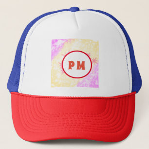 EENVOUDIG MINIMAAL MODERN MONOGRAM ELEGANT STIJL T TRUCKER PET
