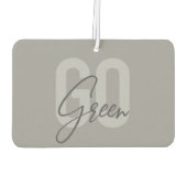 Eenvoudig, minimaal, modern, stedelijk design Go G Luchtverfrisser (Achterkant)