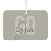 Eenvoudig, minimaal, modern, stedelijk design Go G Luchtverfrisser (Voorkant)