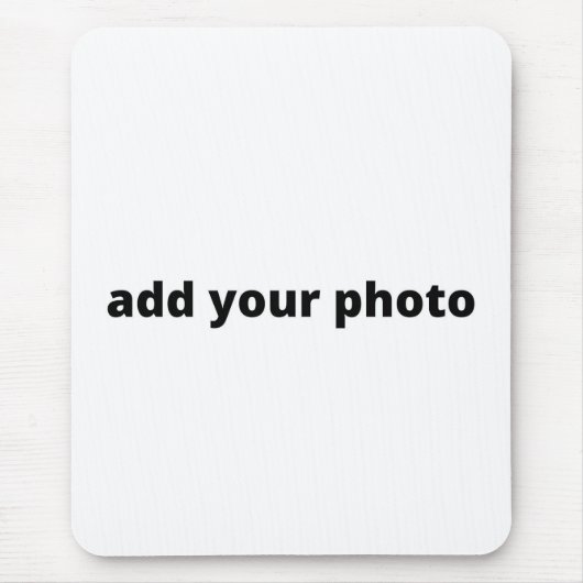 eenvoudig minimaal monogram logo elegant gepersona muismat (Voorkant)