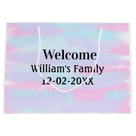 eenvoudig minimaal monogramlogo gepersonaliseerd w groot cadeauzakje