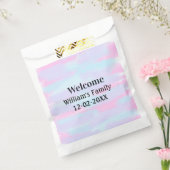 eenvoudig minimaal monogramlogo persoonlijk welkom bedankzakje (Gezegeld)