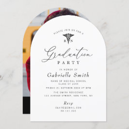 Eenvoudig Minimaal Nursing Graduation Party Kaart