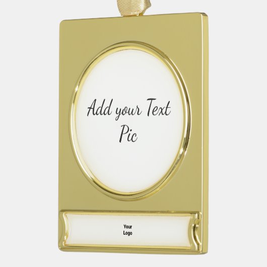 eenvoudig minimaal om jouw naam bridesmaid bruilof verguld banner ornament (Links)