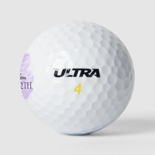 eenvoudig minimaal om jouw naam op maat te plaatse golfballen (Logo)