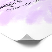 eenvoudig minimaal om jouw naam op maat te plaatse poster (Hoek)