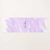 eenvoudig minimaal om jouw naam op maat te plaatse yogamat (Achterkant (horizontaal))