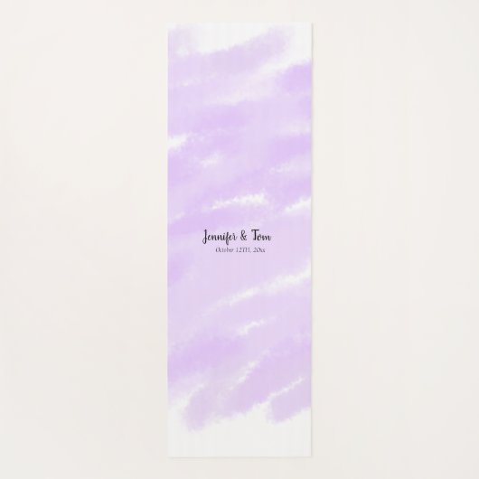 eenvoudig minimaal om jouw naam op maat te plaatse yogamat (Achterkant)