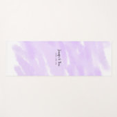 eenvoudig minimaal om jouw naam op maat te plaatse yogamat (Voorkant (horizontaal))