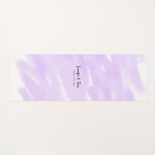 eenvoudig minimaal om jouw naam op maat te plaatse yogamat (Voorkant (horizontaal))