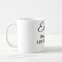 Eenvoudig minimaal om jouw naam tekst plaats stad 