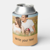 eenvoudig minimaal om jouw tekst foto ' s bij kers blikjeskoeler (Blikje Voorkant)