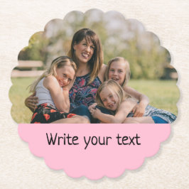 eenvoudig minimaal om jouw tekst foto ' s mee te n kartonnen onderzetters