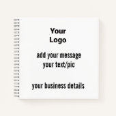 eenvoudig minimaal om jouw tekst foto ' s mee te n notitieboek (Voorkant)