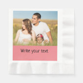 eenvoudig minimaal om jouw tekst foto ' s mee te n servet (Voorkant)