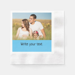 eenvoudig minimaal om jouw tekst foto ' s mee te n servet