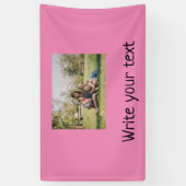 eenvoudig minimaal om jouw tekst foto's met kerstm spandoek (Verticaal)