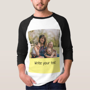 eenvoudig minimaal om jouw tekst foto's met kerstm t-shirt