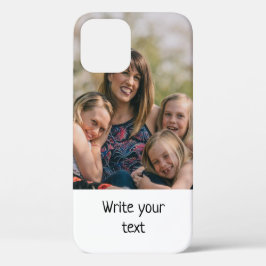 eenvoudig minimaal om jouw tekst foto's voor kerst Case-Mate iPhone case