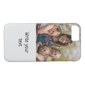 eenvoudig minimaal om jouw tekst foto's voor kerst Case-Mate iPhone case (Achterkant (Horizontaal))