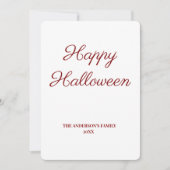 eenvoudig minimaal om jouw tekst halloween toe te  (Voorkant)