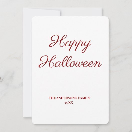 eenvoudig minimaal om jouw tekst halloween toe te  (Voorkant)