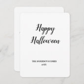 eenvoudig minimaal om jouw tekst halloween toe te  (Voorkant / Achterkant)