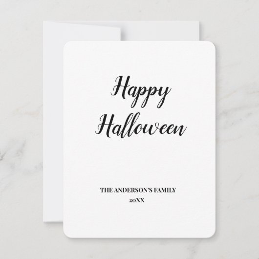 eenvoudig minimaal om jouw tekst halloween toe te  (Voorkant)