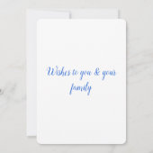 eenvoudig minimaal om jouw tekst halloween toe te bedankkaart (Achterkant)