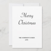 eenvoudig minimaal om jouw tekst kerst te personal (Voorkant)