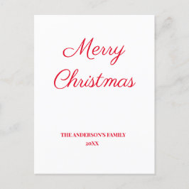 eenvoudig minimaal om jouw tekst kerst te personal briefkaart