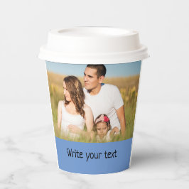 eenvoudig minimaal om jouw tekst mee te nemen      papieren bekers