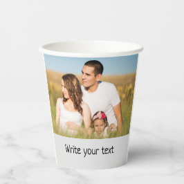 eenvoudig minimaal om jouw tekst mee te nemen papieren bekers