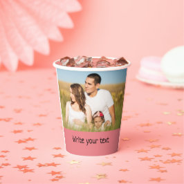 eenvoudig minimaal om jouw tekst mee te nemen papieren bekers