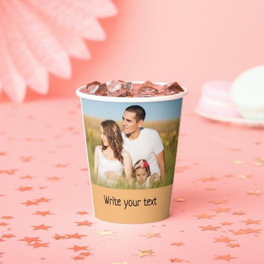 eenvoudig minimaal om jouw tekst mee te nemen papieren bekers (Insitu)