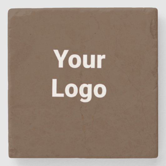 eenvoudig minimaal om jouw tekst mee te nemen stenen onderzetter (Voorkant)