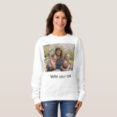 eenvoudig minimaal om jouw tekst mee te nemen trui (Voorkant volledig)