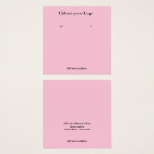 eenvoudig minimaal om jouw tekst-oorspasje toe te  vierkante visitekaartjes (Voorkant /achterkant)