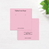 eenvoudig minimaal om jouw tekst-oorspasje toe te  vierkante visitekaartjes (Bureau)