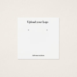 eenvoudig minimaal om jouw tekst-oorspasje toe te  vierkante visitekaartjes